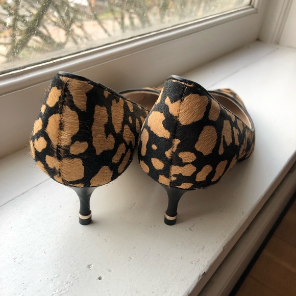 Kenneth Cole Morgan Leopard-Pattern Calf Hair Pumps - Picture 2 of 3